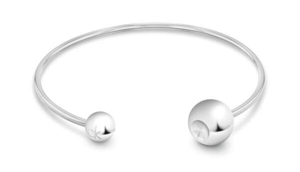 Calvin Klein Moderný pevný otvorený náramok Sculptural Bubbles 35000786