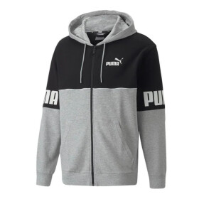 Pánska mikina s kapucňou 849842 04 Grey and black - Puma M šedá-černá