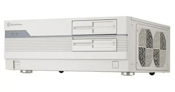 Silverstone SST-FLP01W krémová / PC skriňa / HTPC / ATX / Bez zdroja / USB-C (SST-FLP01W)