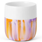Royal Copenhagen Porcelánový hrnek Fluted Contrast Marble Morning Sky 350 ml