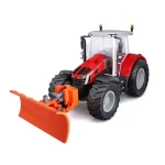 Maisto RC Massey Ferguson Traktor s radlicou so svetlami červená