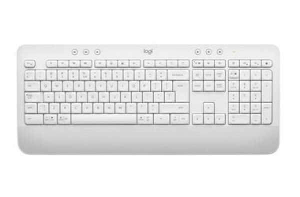 Logitech K650 biela / Bezdrôtová klávesnica / BT / USB / CZ Layout (920-010979)