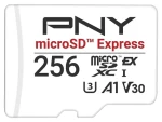 PNY microSD Express 256GB / Pamäťová karta / SD Express / UHS-I U3 / V30 / čítanie 890 MB/s / zápis 750 MB/s (P-SDU256P31880EXP-GE)