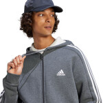 Mikina adidas Essentials Fleece 3-Stripes Full-Zip IJ6480