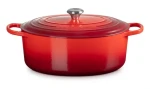 Le Creuset Signature Oválny hrniec s pokrievkou 35 cm červená (21178350602430)