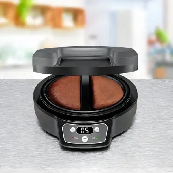 Rommelsbacher Omelette Chef OM 950 antracitová / Prístroj na omelety / 950 W / 2 panvičky / časovač (OM950)