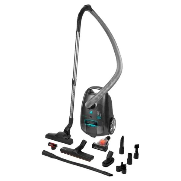 Sencor SVC 7550TI sivá / Vreckový vysávač / 750 W / 3.5L / 75 dB / 10m rádius (8590669297078)