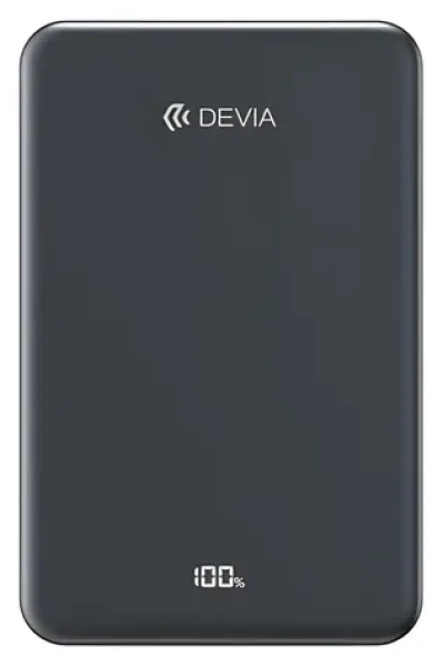 Devia Ultra14 SOLID State Magnetic čierna / Powerbanka / 10000 mAh / PD 22.5W / Magnetické nabíjanie (6942297147522)