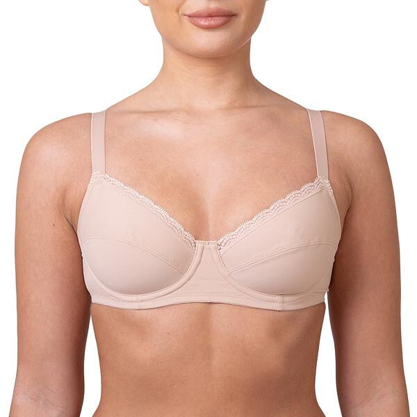 Podprsenka bez výstuže s kosticami SUPPORT BRA – BELLINDA – telová 75 B