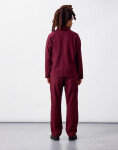Service Works Flannel FOH Jacket Burgundy XXL