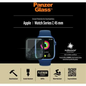 PanzerGlass Tvrdené sklo AB pre Apple Watch 7 45 mm čierna (2019)