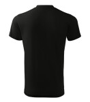 Ťažké tričko s výstrihom do V unisex čierne 4XL