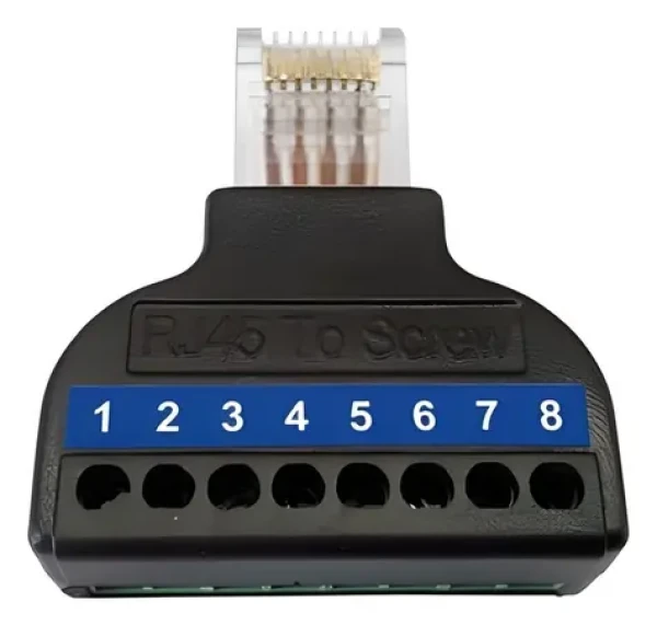 Wantec Splitter 2wIP čierna / Rozbočovač / pre 4 vedenia / kompatibilný s 5627 (5629)