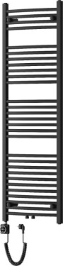 MEXEN/S - Ares radiátor + vykurovacia tyč 1500 x 500 mm, 600 W, čierna W102-1500-500-6600-70