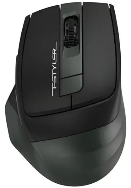 A4Tech FStyler FB35 čierna / Bezdrôtová kancelárska optická myš / 2000 DPI / Bluetooth / 2.4 GHz / 6 tlačidiel (A4TMYS46716)