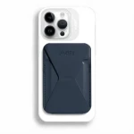 Moft X Mini tmavo modrá / Peňaženka a stojanček na telefón / Samolepiace / RFID ochrana / 2 karty (MS007S-1-DEBU)