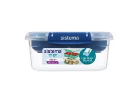 Sistema To Go STAX Delený vodotesný box na jedlo 1 l - 1 l modrá (8592001429253)