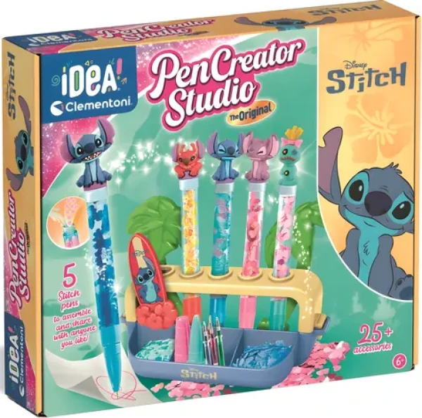 Clementoni IDEA Kreatívna sada Továreň na perá Stitch
