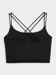 Dámsky crop top na jogu 4FSS23TTSHF270-20S čierna 4F