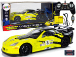 Mamido Športové pretekárske auto R/C 1:18 Corvette C6.R žlté 2.4 G so svetlami'