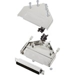 Encitech DTPK-M-37-DBP-K 6355-0030-04 sada D-SUB kolíkové lišty 180 ° Pólov: 37 spájkovaný 1 sada; 6355-0030-04