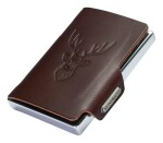 Kožená mini peňaženka Mondraghi Silhouette Classic Deer Brown