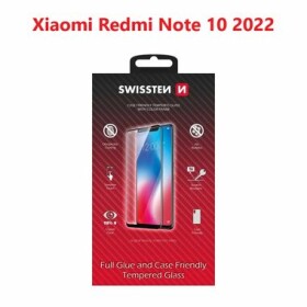 SWISSTEN FULL GLUE COLOR FRAME CASE FRIENDLY sklo pre XIAOMI REDMI 10 2022 čierna (54501834)