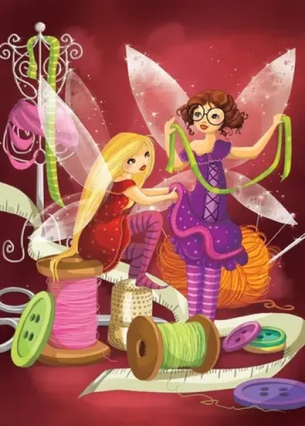 BlueBird Puzzle Šijacie víly