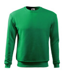 Essential mikina s kapucňou pánska/detská stredne zelená XL