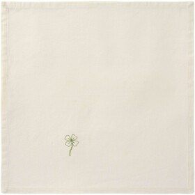 Ib Laursen Látkový obrúsok s výšivkou Flora four-leaf clover