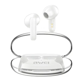 Awei T85 biela / Bezdrôtové slúchadlá / TWS / ENC / Bluetooth 5.3 / dobíjacie púzdro (T85 ENC)