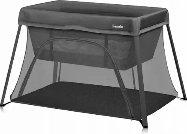Lionelo Postieľka cestovná Alice 3v1 Grey / do 15 kg / skladacia / prepravná taška (LO-ALICE GREY)