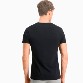 Puma Basic tričko s výstrihom do V 2pak M 935017-01 muži L