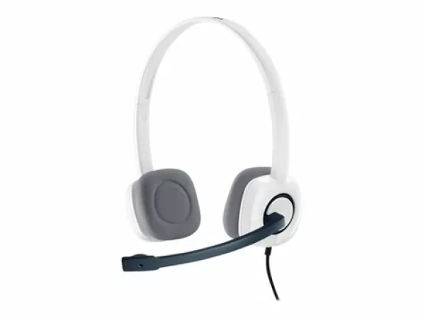 Logitech Stereo Headset H150 Coconut / slúchadlá s mikrofónom (981000350)