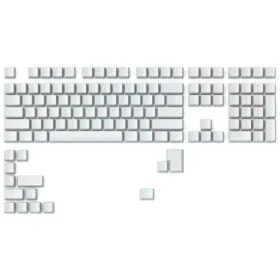 Glorious vymeniteľné klávesy GMMK ABS Doubleshot V2 Base Kit (ANSI US) biela / ABS / 123 ks / ANSI US / Cherry MX(+) (GLO-KC-ABS-USKIT-W)