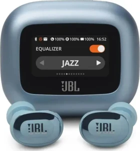 JBL Live Buds 3 modrá / Bezdrôtové slúchadlá do uší / mikrofón / Bluetooth 5.3 / IP55 / ANC (JBLLIVEBUDS3BLU)