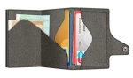 TRU VIRTU Click Slide Recycled PET sivá/čierna / Peňaženka / RFID ochrana / až 12 kariet (24106500807)