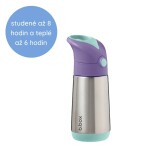 B.box Termoska na pitie so slamkou 350 ml béžová - Latte EUR
