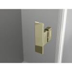 MEXEN/S - Mist Duo sprchovací kút dvere krídlové 110 x 100, transparent, zlato 8A4-110-100-50-00