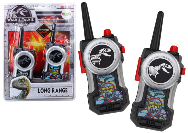 Mamido Detské vysielačky Walkie-Talkie s motívom dinosaury dosah 30-80 m