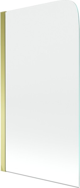 MEXEN - Felix 1křídlá vaňová zástena 70 x 140, transparent, zlatá 890-070-001-50-00