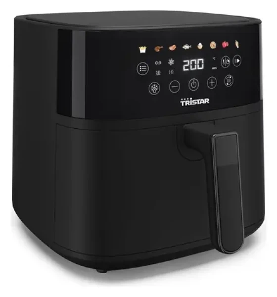 Tristar FR-9060 čierna / Teplovzdušná fritéza / 1700 W / objem 6 l / 80 - 200 ° C / 8 programov (FR-9060)