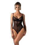 Dámske body Perisia Crotchless Teddy black - Obsessive XS/S