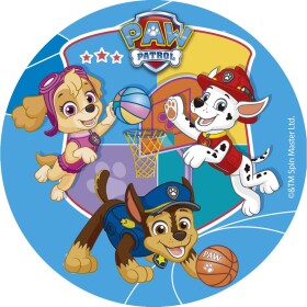 Fondánový papier Paw Patrol basketbal 15,5 cm - Dekora - Dekora