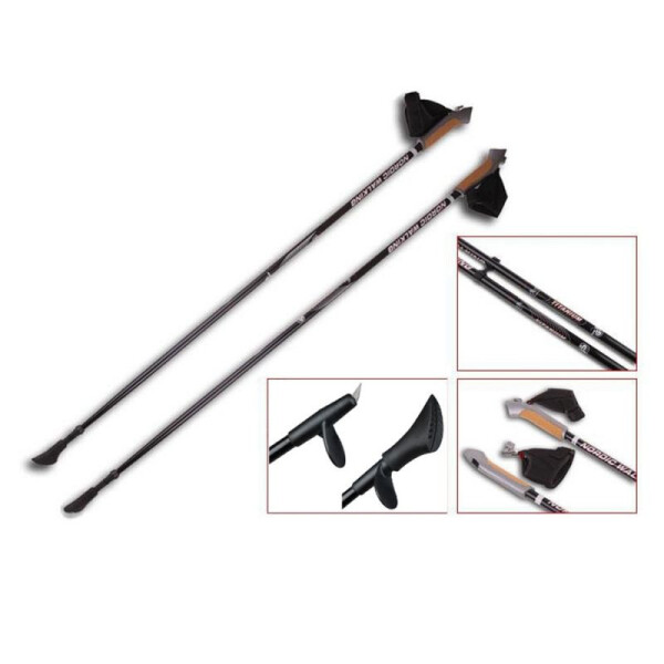 Titánové palice na nordic walking SMF116-D16 110 cm