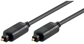 Goobay 51223 čierna / Optický audio kábel / Toslink / 5 m (51223)