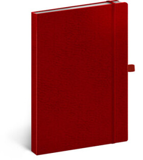 Presco Group Notes Vivella Classic červený/červený/bodkovaný/15 × 21 cm (A-5987)
