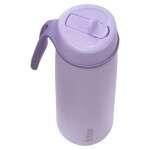 B.box Nerezová termoska na pitie so slamkou 690 ml - Lilac love EUR