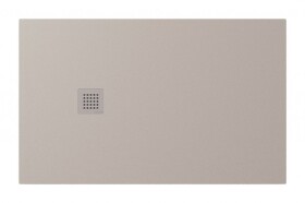 POLYSAN - TRENECA sprchová vanička z liateho mramoru s možnosťou úpravy rozmeru 130x80cm, béžová matná 84303.81