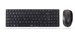 Rapoo 9300M Multi-Mode čierna / bezdrôtová sada klávesnice a myši / 2.4 GHz / BT 3.0 a 4.0 / CZ-SK verzia (6940056184627)